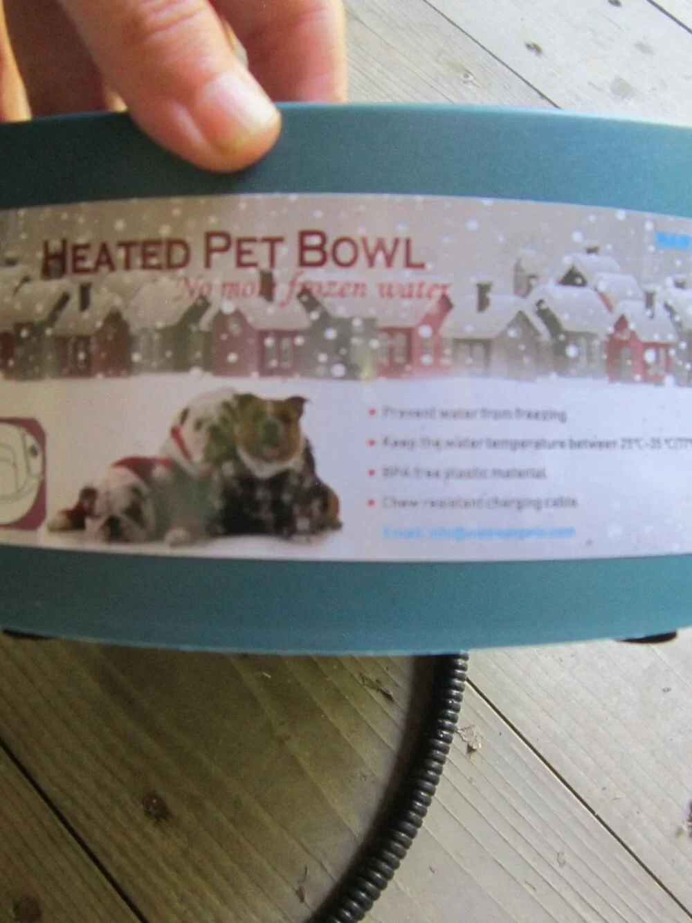Heated Water Bowl 67OZ Cats Dogs Chickens Wild Animals